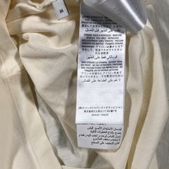 Gucci Interlocking GG Big Logo Cream Tee T Shirt Size Medium M Designer B1
