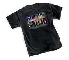 DC Suicide Squad Movie Logo Adult Licensed T-Shirt Harley Quinn