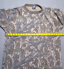 Vintage 90’s Mossy Oak Camo Pocket Tee XL Short Sleeve Shirt Ace Sportswear