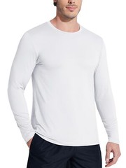 Mens UV Protection UPF 50+ Shirts Long Sleeve Sport Casual Workout Beach T-Shirt