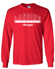 Lansing Michigan T-Shirt Long Sleeve Graphic tee