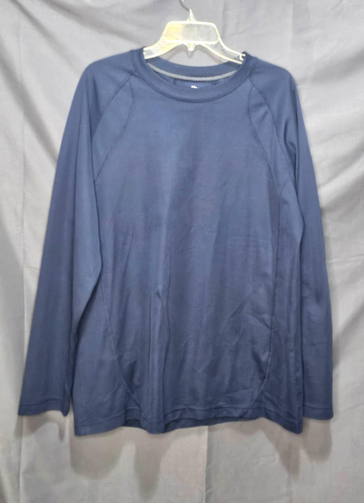 BCG – Blue Polyester Pullover Shirt – XL
