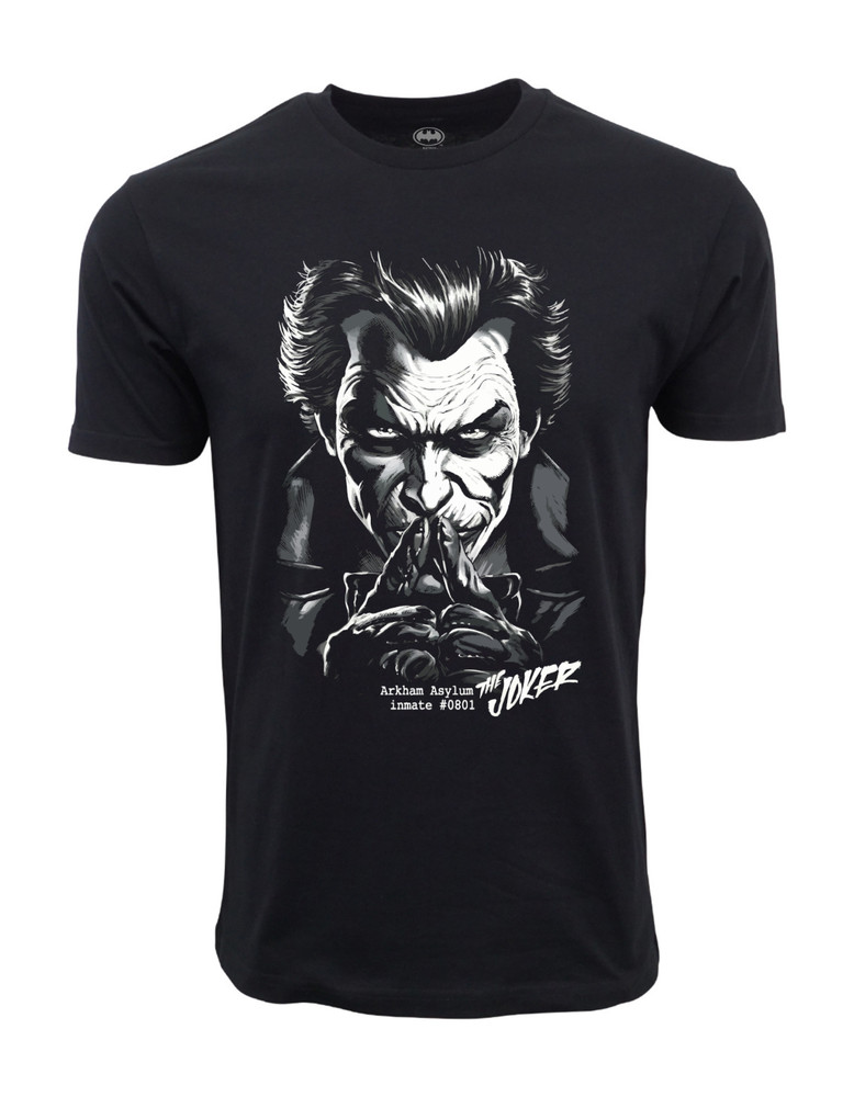 Batman The Joker Arkham Asylum Inmate Graphic T shirt