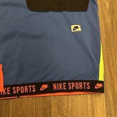 Nike Therma Sleveless Hooded Training Top Mens Size XL Blue Orange CD5716-480