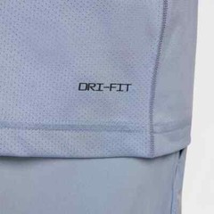 Men Nike Ready DRI-FIT Running Fitness Tank Top Miler Blue Black DV9813 493 XL