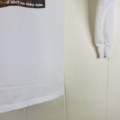 Boyz N The Hood Shirt Mens Medium White Crew Neck Long Sleeve Graphic Stretch