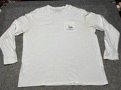 Vineyard Vines Pocket Long Sleeves White 2XL SEA GULLS Shirt Surf Board Ocean