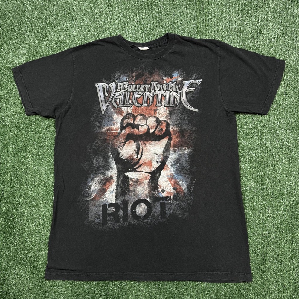 Vintage Bay Island Sportswear Bullet For My Valentine Band T Shirt Men’s XL READ