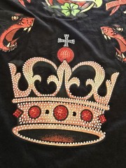 Christian Audigier size XL Embellished Graphic T-shirt Black.