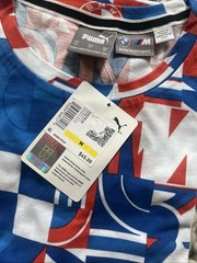 NWT Puma BMW Motorsport MMS Street AOP Men’s T Shirt Multi Sz M $45