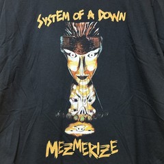 Vintage System Of A Down Mezmerize T Shirt Size Large 2005 SOAD Band Tee