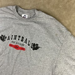 Vintage WGP Paintball T-Shirt Men Sz XL Worr Games Division Graphic Tee Y2K Rare