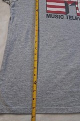 MTV Music Television T-Shirt USA American Flag Print Tee Large (42/44)