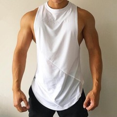 Bodybuilding Sporty Tank Tops Men Gyms Fitness Workout Sleeveless Shirt