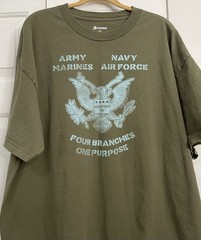 Academy Sports Armed Forces Short Sleeve T Shirt Army Green XXL