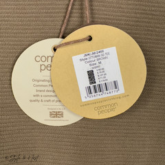 Common People Waffle Knit Tee Medium Coco Brown Cozy Ribbed