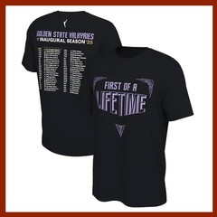 Golden State Valkyries 2025 Inaugural Season First of a Lifetime Schedule Shirt