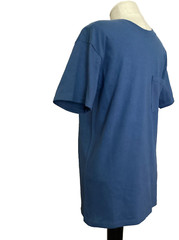 ATHLETIC WORKS DRIWORKS Blue Short Sleeve Crew Neck Pocket T-Shirt Sz S*