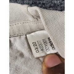 Adidas Brand Love Performance Tee XL Off White Burgundy Allover Multi Logo Shirt