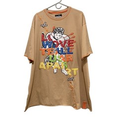 Frost Originals Love Will Tear Us Apart Cupid Graphic Beige Men’s Beaded 3XB