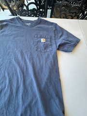 Carhartt Loose Fit Heavyweight Pocket T-Shirt in Navy