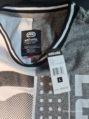 Ecko Unltd Men’s Crewneck White/Gray Marled Logo T-Shirt Size S, M, L, XL