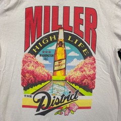 Junk Food Clothing x Miller High Life The District T-Shirt Size Large