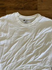 Hanes FreshIQ ComfortSoft Crewneck Classic Men’s White T-Shirt, Size L