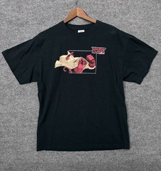 Vintage 2006 Hellboy Animated Series Large Promo Shirt Black Comic Double Sided