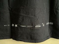 Beyoncé Cowboy Carter Exclusive Tour T Shirt Black L Rodeo Chitlin Circuit 2025