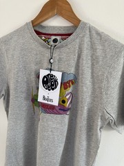 Pretty Green x Beatles Hello Goodbye T Shirt XS Extra Small Grey BNWT
