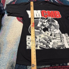 Vintage Y2K Lil Wayne Drake YMCMB Black Shirt Men’s 2XL Rap Money AOP Big Print