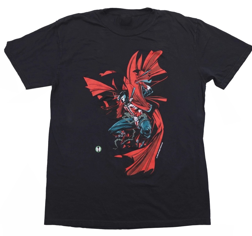 Whitegold Industries Todd McFarlanes Spawn Black T-Shirt Size S-5XL Reprint