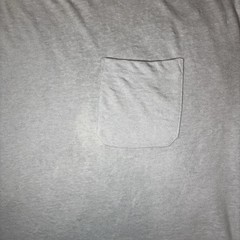 Zara Men’s Light Purple Solid Crew Neck Short Sleeve Pocket T-Shirt Size L