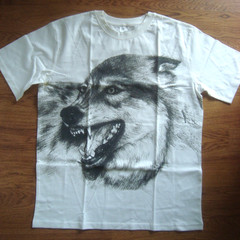 NEW Ikea WOLF Graphic T-Shirt Size M Medium Rare White Black – LAST ONE