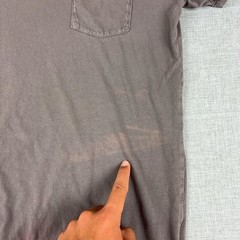 M. SINGER Shirt Mens Medium Brown Pocket Crewneck Cotton Tee Made In USA