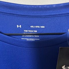 New With Tags Under Armour Men’s Shirt Blue 4XL Short Sleeve UA Tech 2.0