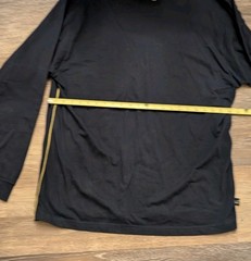 Avirex Shirt 2XL 00s Y2k Yellow Black Long Sleeve Elbow Pads