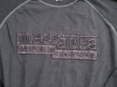 Mecca VTG Y2K Thermal Hip-hop Goth Black Long-sleeve Men 2XL Skater VTG