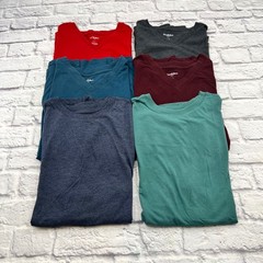 Goodfellow & Co Mens T-Shirt Bundle Size L Lot of 6 V-Neck Crew Neck Multi Color