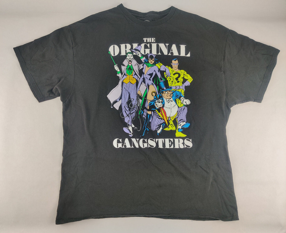 DC Comics Originals Batman the Original Gangsters T-Shirt Black XXL