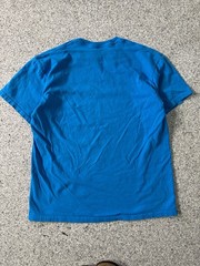 Vintage Y2k Men’s Blue Alaska Spellout T Shirt Tee Size Large 90s Retro USA L
