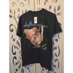 Deftones Around The Fur T Shirt Mens M Black Graphic Band Tee NWT Oversized