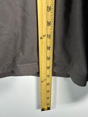 Duluth Trading Co Shirt Mens XL Relaxed Fit Longtail 100% Cotton Gray Crewneck