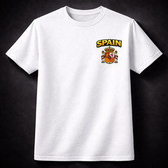 FIFA World Cup 2026 Spain La Roja Soccer Fan Graphic Printed Unisex T-Shirt