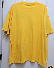 Embroidered CATS. Tshirt . Sz XL . Unisex . Cotton . Lovely Sunflower Yellow
