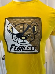 International Male Summer Men’s Yellow Fearless Bear Crew-neck T-shirt size L
