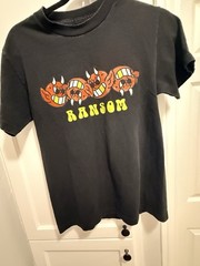 Ransom Graphic T-Shirt Men’s Small Black Devil Face Streetwear Cotton Tee