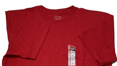 BCG Tango Red Short Sleeve Crew Neck Ultra Soft T-Shirt Mens Size Medium