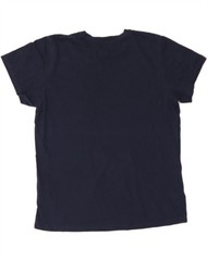 PIERRE CARDIN Mens Graphic T-Shirt Top Large Navy Blue Cotton CY24